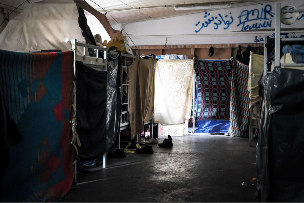 A few weeks after our departure, we learned that the Miral camp had burned down, leaving hundreds of refugees without a place to sleep. The fire, apparently caused by a faulty stove, led the IOM to take precautionary measures, including confiscating potentially dangerous electronic devices across all camps. Velika Kladuša, Bosnia and Herzegovina, 2019.